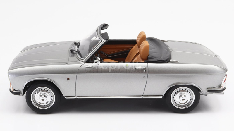 Cult-scale models Peugeot 304 Cabriolet 1973 1:18 Silver Met