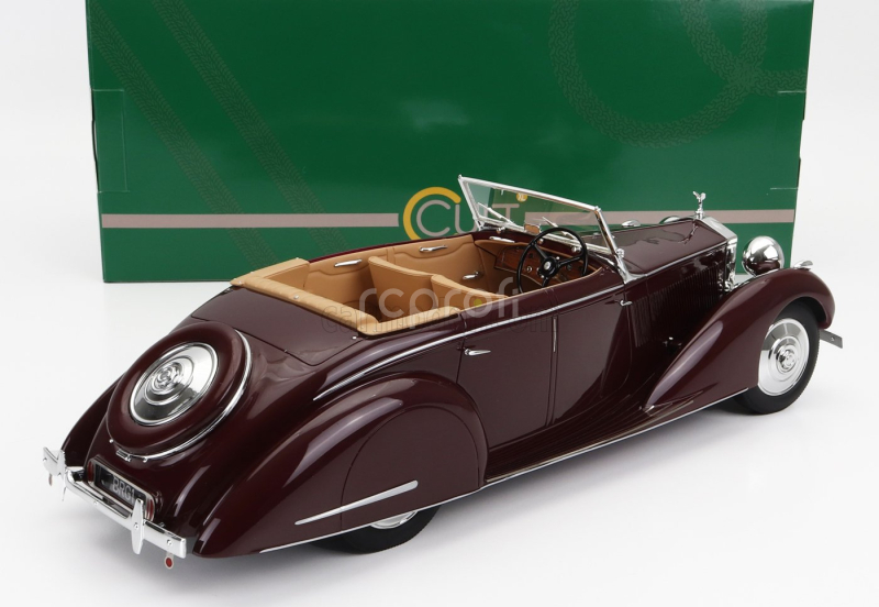 Cult-scale models Rolls royce 25-30 Gurney Nutting All Weather Cabriolet Open 1937 1:18 Red
