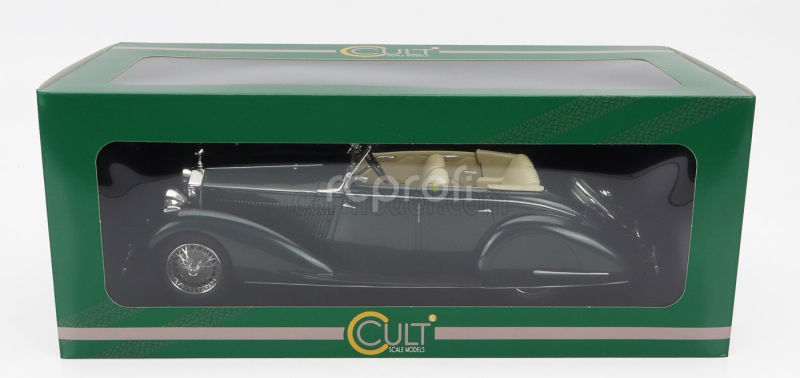 Cult-scale models Rolls royce 25-30 Gurney Nutting All Weather Cabriolet Open 1937 1:18 Zelená