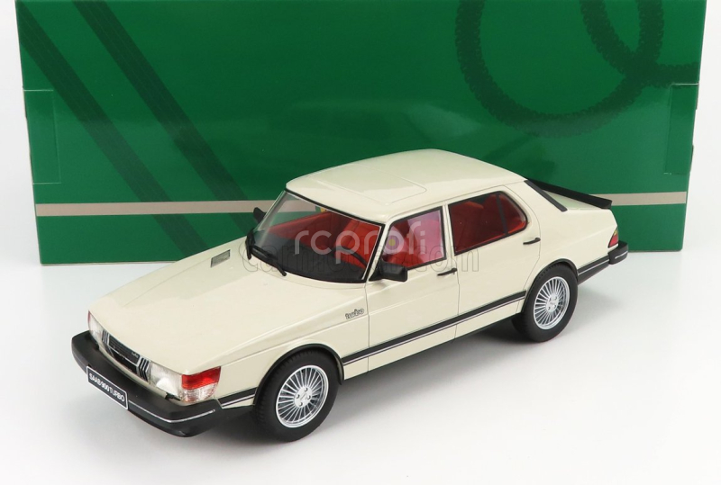 Cult-scale models Saab 900 Turbo 1980 1:18 Bílá