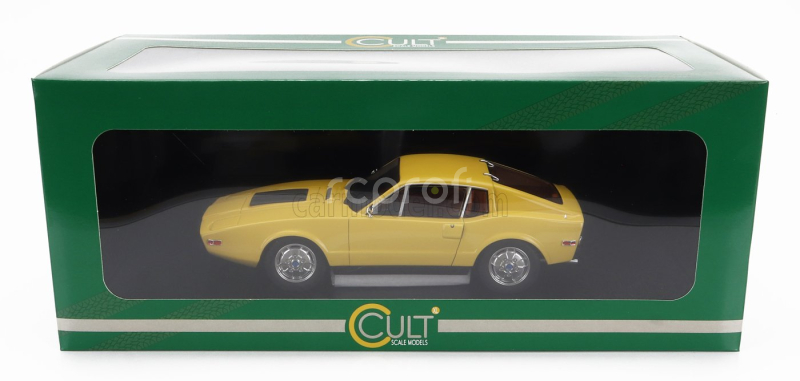Cult-scale models Saab Sonnet Iii Coupe 1972 1:18 Žlutá