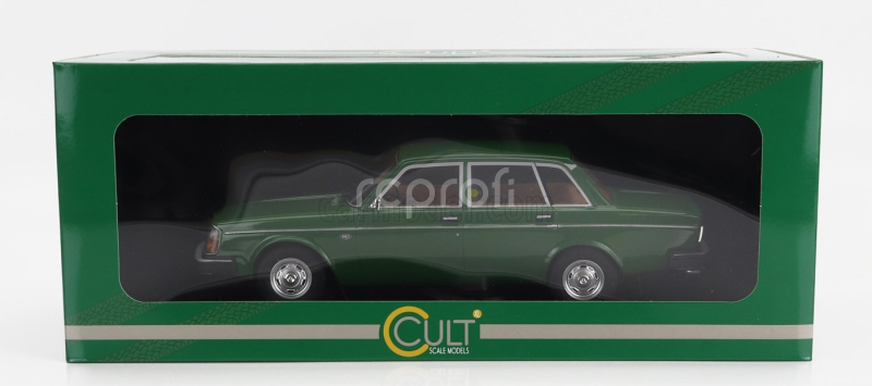 Cult-scale models Volvo 244dl 1975 1:18 Zelená