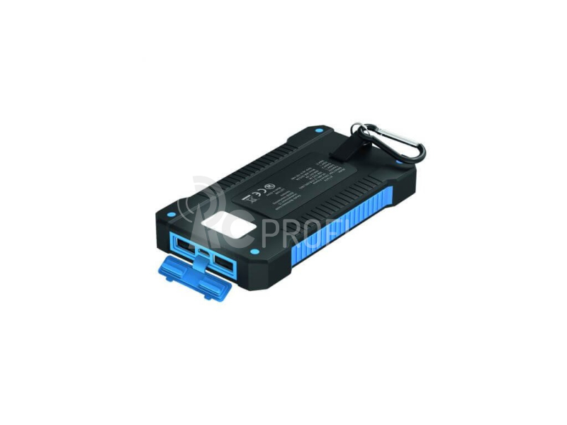 XLayer powerbank PLUS Solar 8000 mAh černá/modrá