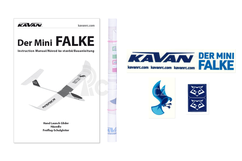 Der mini Falke - házedlo 710mm
