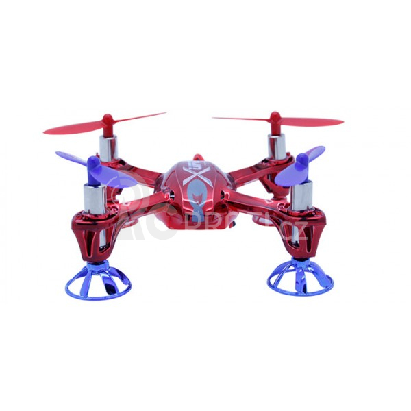 RC dron Skylark, ochranným rám, červený