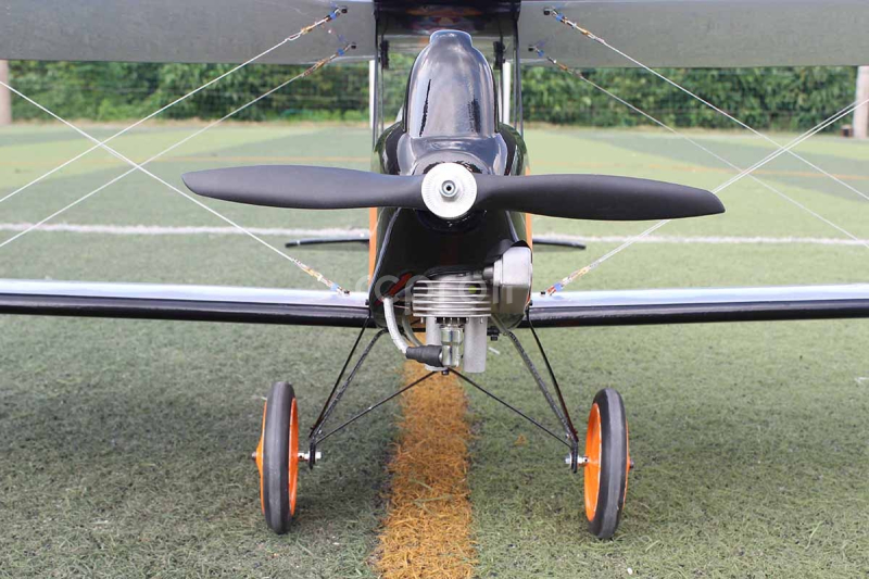 RC letadlo DH-60 Gipsy Moth 1,7m, oranžová/černá