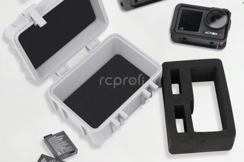 DJI Action 5 Pro / Action 4 / Action 3 - Gray Hardshell Case