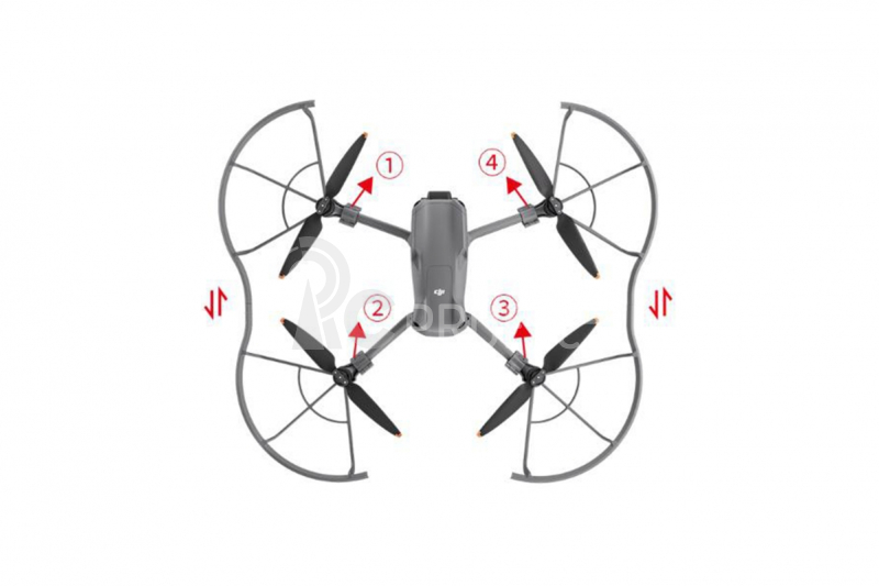 DJI AIR 3 - Ochranné oblouky