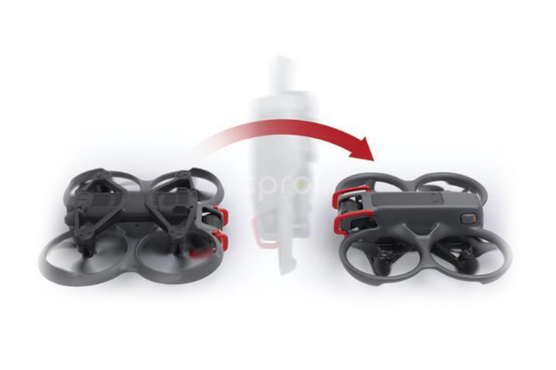DJI Avata 2 - CNC nárazník (Červená)