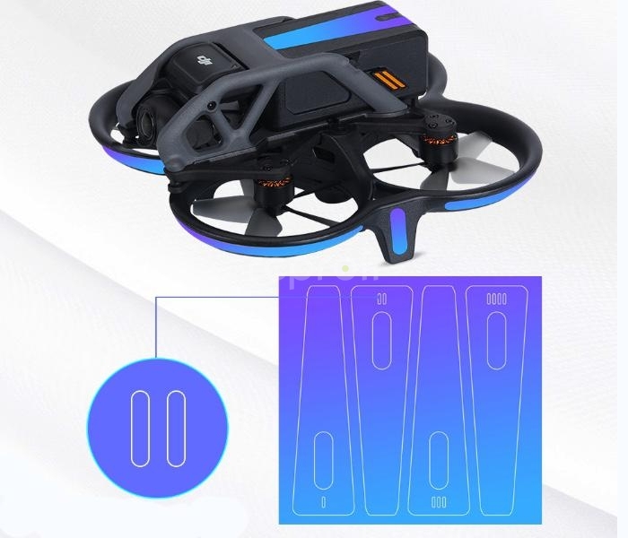 DJI AVATA / AVATA 2 - Luminiscenční samolepky