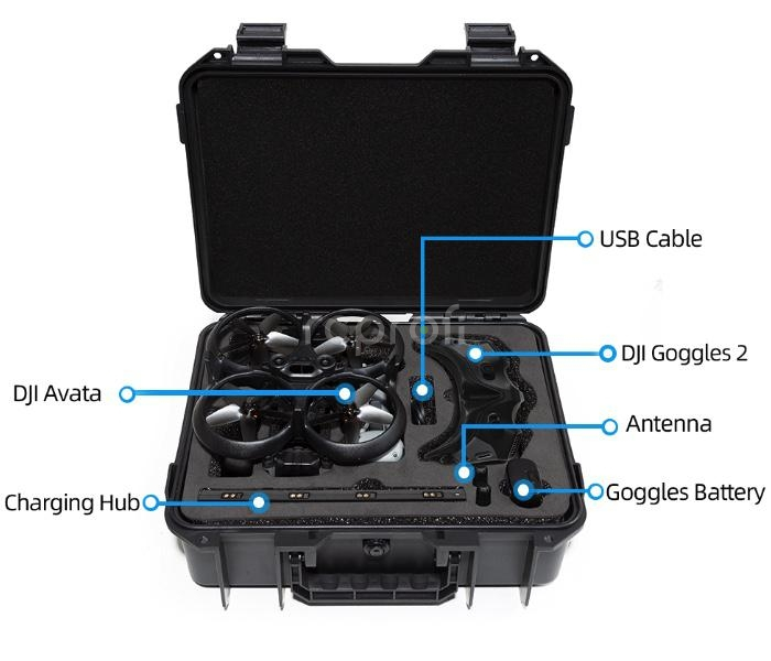 DJI AVATA - přepravní kufr proti výbuchu (DJI Goggles 2)