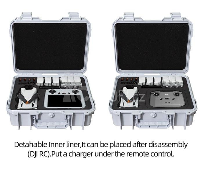 DJI MINI 3 Pro / Mini 3 - bílý odolný kufr (7 aku kapacita)