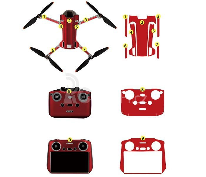 DJI MINI 3 Pro & RC-N1 - PVC Sticker