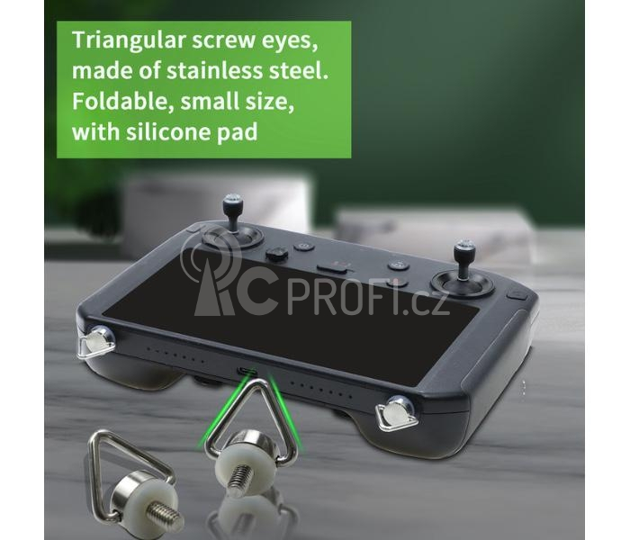 DJI RC / DJI RC Pro / DJI Smart Controller - háky na šňůrky (4ks)