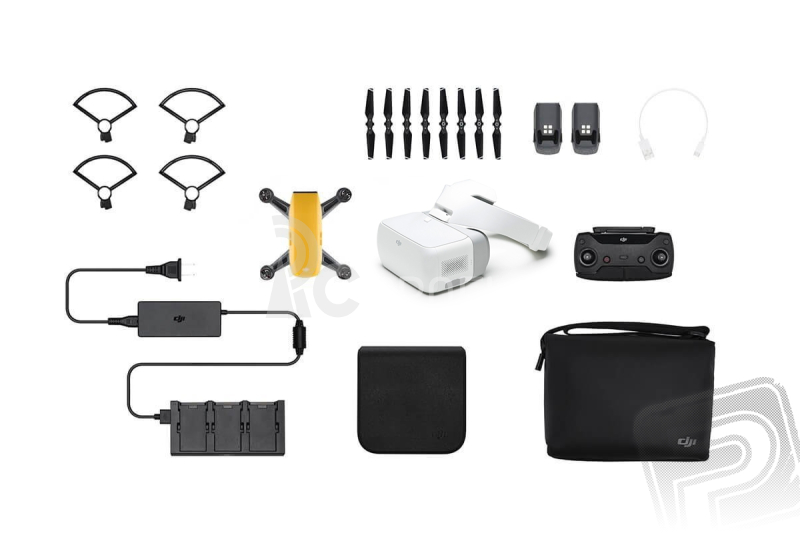 Dron DJI Spark Fly More Combo (Sunrise Yellow version) + DJI Goggles