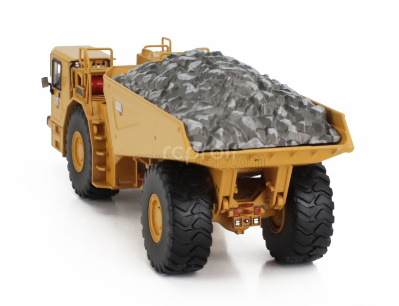 Dm-models Caterpillar Cat Ad745 Cassone Ribaltabile Cava 2-assi - Underground Articulated Truck 1:50 Žlutá Černá