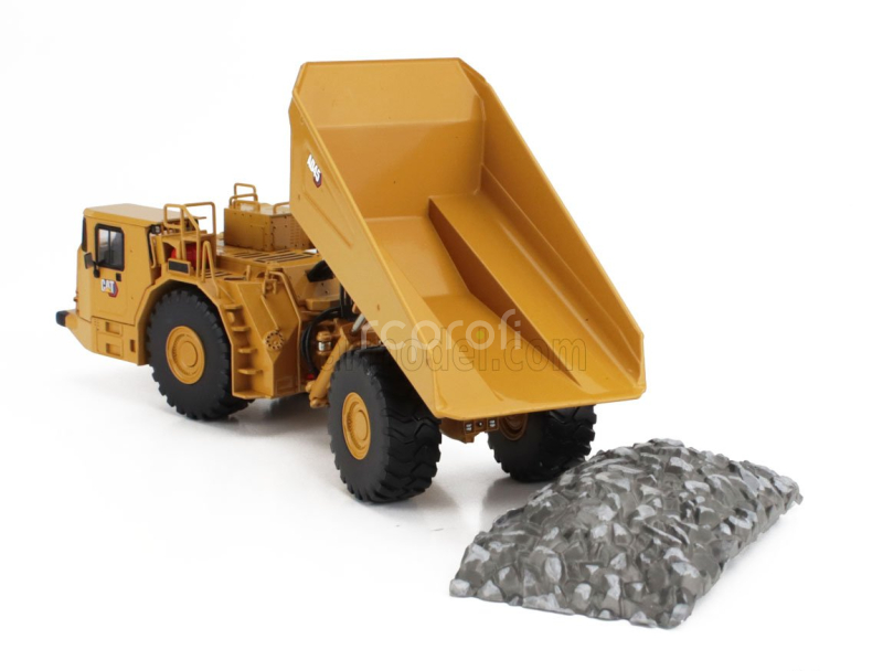Dm-models Caterpillar Cat Ad745 Cassone Ribaltabile Cava 2-assi - Underground Articulated Truck 1:50 Žlutá Černá