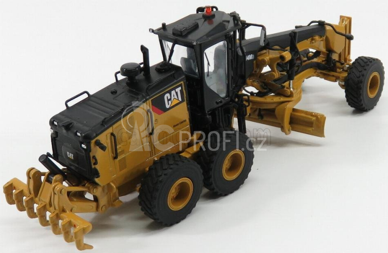 Dm-models Caterpillar Cat14m3 Traktorový grejdr 1:50, žlutá