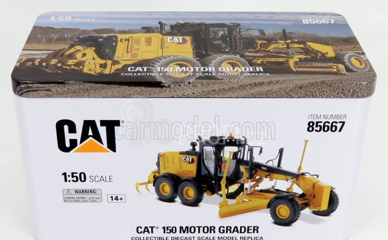 Dm-models Caterpillar Cat150 Grejdr 1:50, žlutá