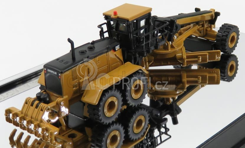 Dm-models Caterpillar Cat24m Traktorový grejdr 1:125, žlutá