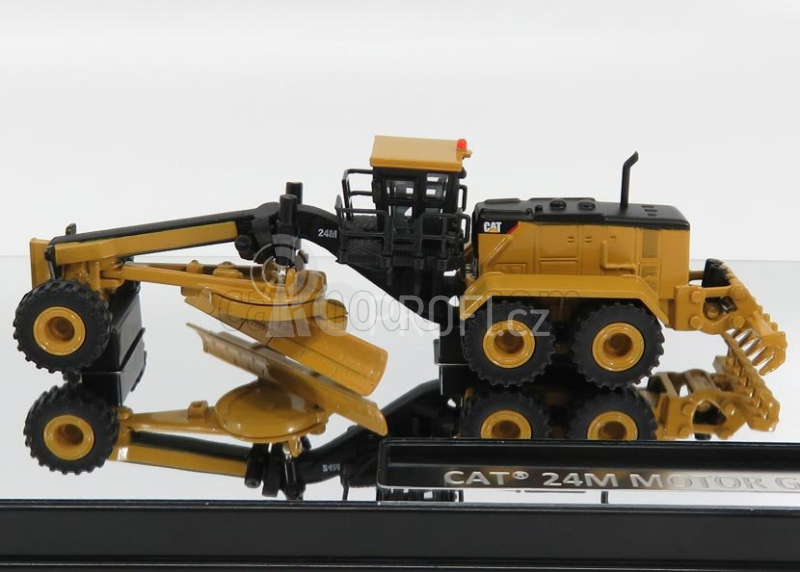 Dm-models Caterpillar Cat24m Traktorový grejdr 1:125, žlutá