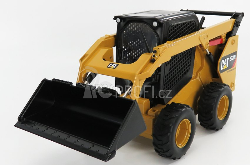 Dm-models Caterpillar Cat272d Ruspa Gommata - Skid Steer Loader 1:16 Žlutá Černá