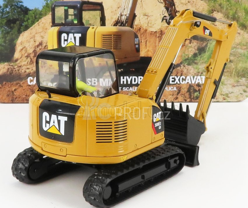 Dm-models Caterpillar Cat308e2 Cr Sb Pásový bagr 1:32, žlutá