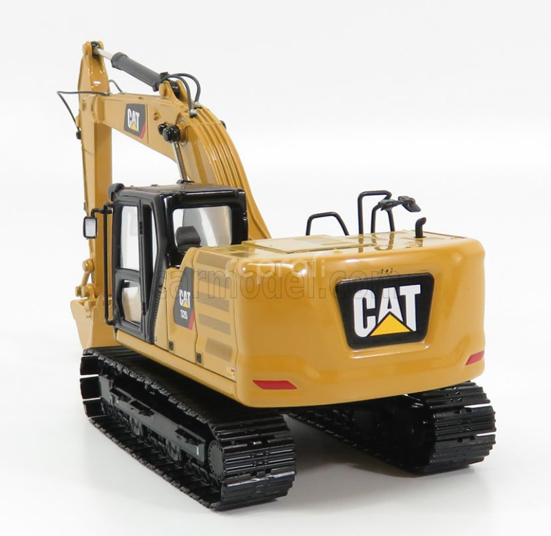 Dm-models Caterpillar Cat320 Escavatore Cingolato - Tractor Hydraulic Excavator - Next Generation 1:50 Žlutá Černá