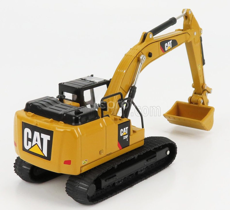 Dm-models Caterpillar Cat320f Escavatore Cingolato - Tractor Hydraulic Excavator 1:64 Žlutá Černá