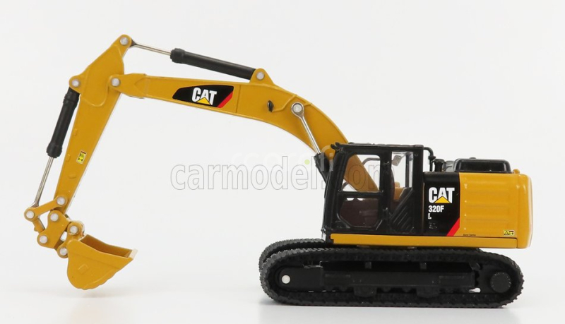 Dm-models Caterpillar Cat320f Escavatore Cingolato - Tractor Hydraulic Excavator 1:64 Žlutá Černá