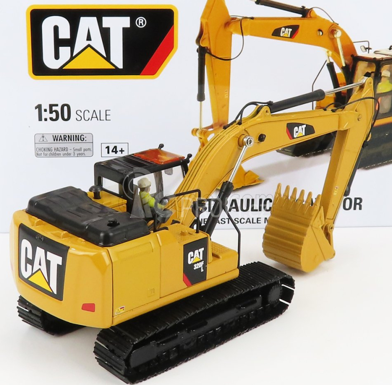 Dm-models Caterpillar Cat320f L Pásový bagr 1:50, žlutá