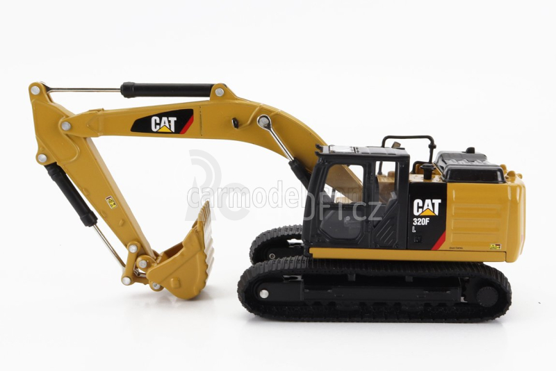 Dm-models Caterpillar Cat320f L Escavatore Cingolato - Tractor Hydraulic Excavator 1:64 Žlutá Černá