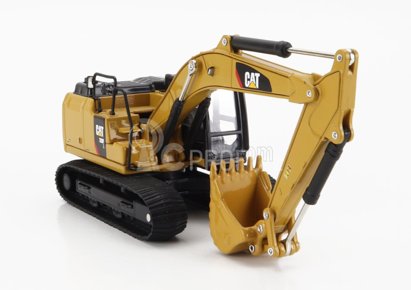Dm-models Caterpillar Cat320f L Escavatore Cingolato - Tractor Hydraulic Excavator 1:64 Žlutá Černá