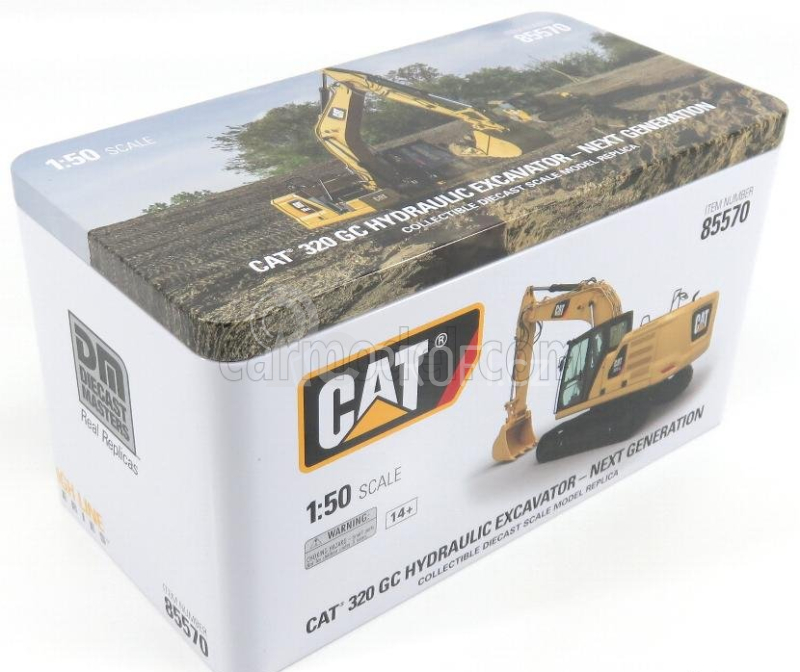 Dm-models Caterpillar Cat320gc Pásový bagr 1:50, žlutá