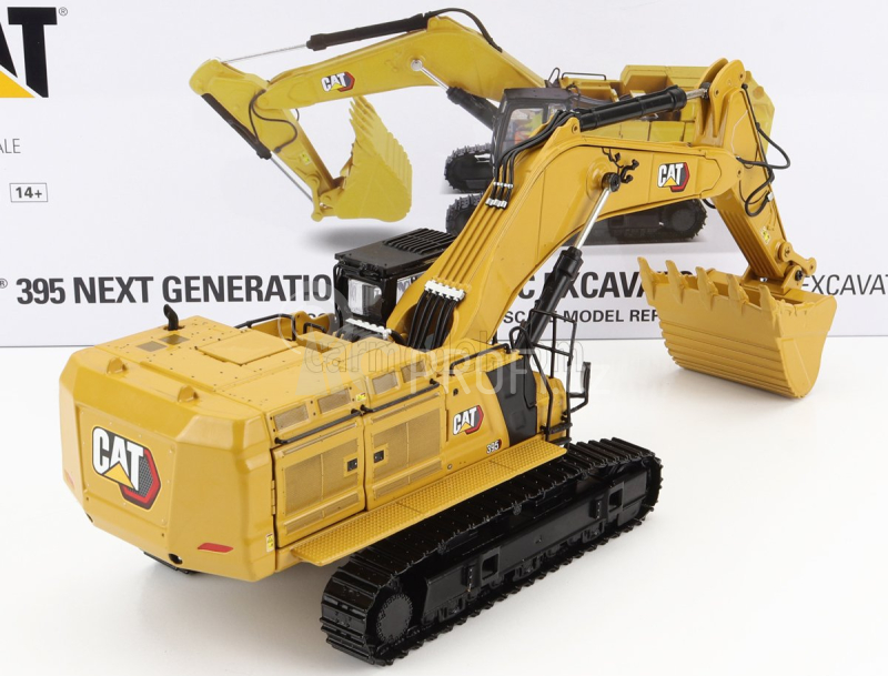Dm-models Caterpillar Cat395 Pásový bagr 1:50, žlutá