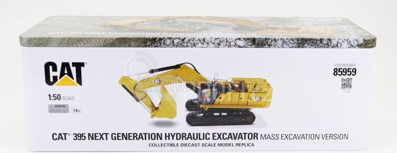 Dm-models Caterpillar Cat395 Pásový bagr 1:50, žlutá