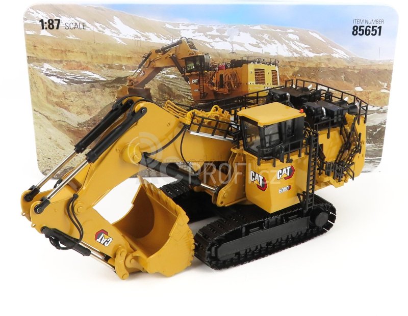 Dm-models Caterpillar Cat6060 Pásový bagr 1:87, žlutá