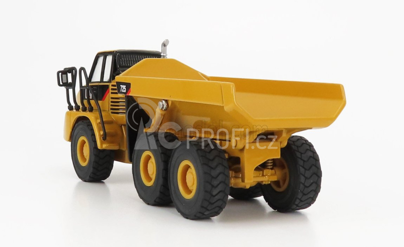 Dm-models Caterpillar Cat725 Cassone Ribaltabile Cava 3-assi 1:50, žlutá