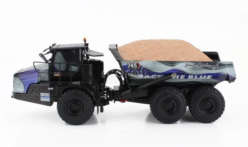 Dm-models Caterpillar Cat745 Cassone Ribaltabile Cava 3-assi - Articulated Brent.us Truck 1:50 Camouflage