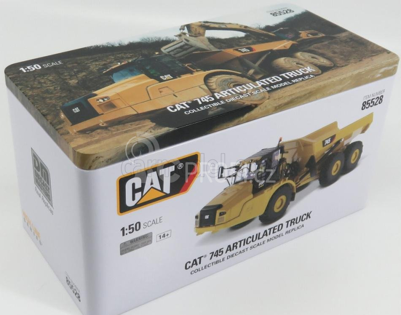 Dm-models Caterpillar Cat745 Kloubový dumper 1:50, žlutá