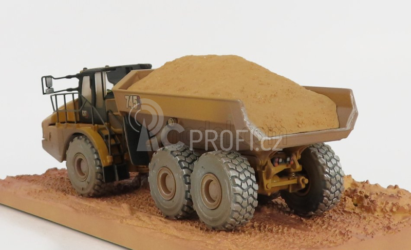 Dm-models Caterpillar Cat745 Kloubový dumper 1:50, žlutá