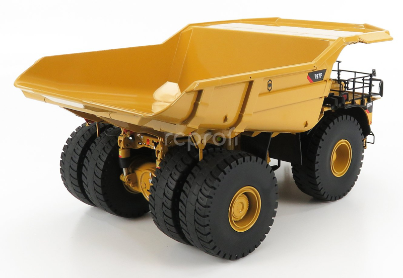 Dm-models Caterpillar Cat797f Cassone Ribaltabile Cava Mineraria - Mining Truck 1:50 Žlutá Černá