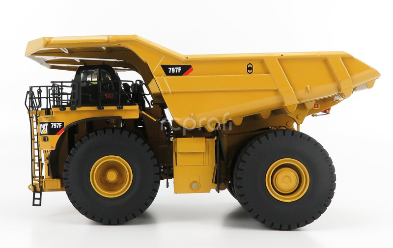 Dm-models Caterpillar Cat797f Cassone Ribaltabile Cava Mineraria - Mining Truck 1:50 Žlutá Černá