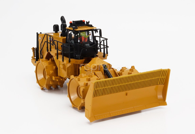 Dm-models Caterpillar Cat836 Ruspa - Scraper Tractor Landfill Compactor 1:50 Žlutá Černá