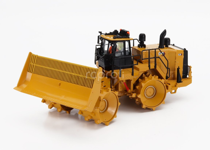 Dm-models Caterpillar Cat836 Ruspa - Scraper Tractor Landfill Compactor 1:50 Žlutá Černá