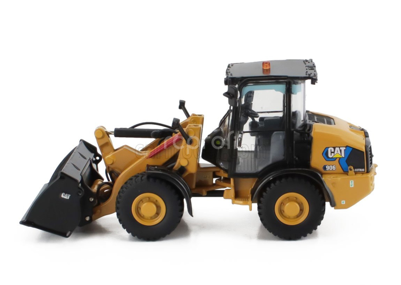 Dm-models Caterpillar Cat906 Compact Electric Ruspa Gommata - Scraper Tractor Wheel Loader 1:50 Žlutá Černá