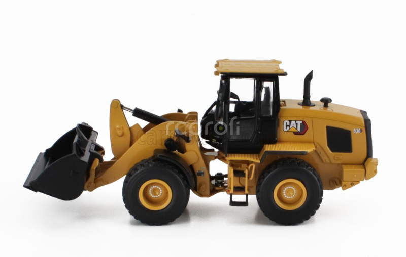 Dm-models Caterpillar Cat930 Ruspa Gommata - Scraper Tractor Wheel Loader 1:50 Žlutá Černá