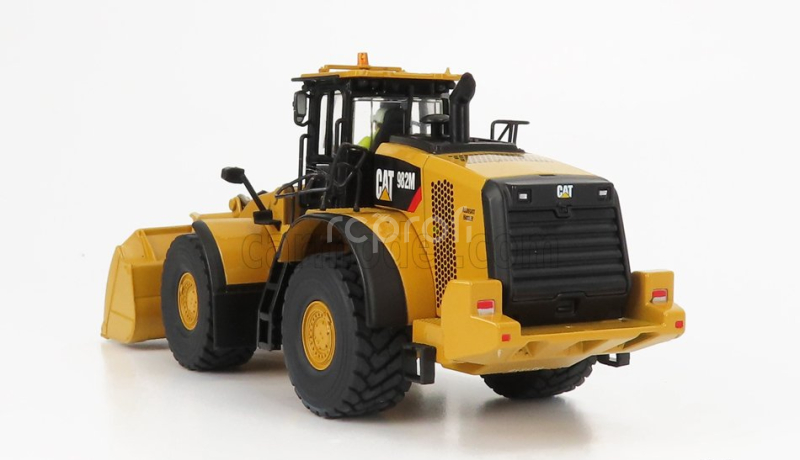 Dm-models Caterpillar Cat982m Ruspa Gommata - Scraper Tractor Wheel Loader 1:50 Žlutá Černá