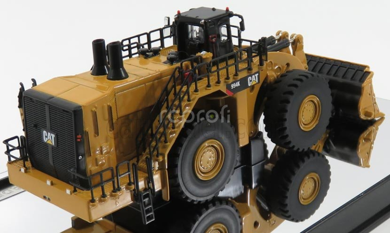 Dm-models Caterpillar Cat994k Ruspa Gommata - Scraper Tractor Wheel Loader 1:125 Žlutá Černá