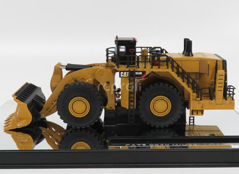 Dm-models Caterpillar Cat994k Ruspa Gommata - Scraper Tractor Wheel Loader 1:125 Žlutá Černá